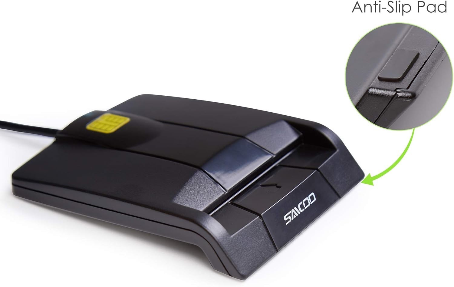 USB-C CAC Card Reader: DOD Military Approved Smart Card Reader for Secure Access