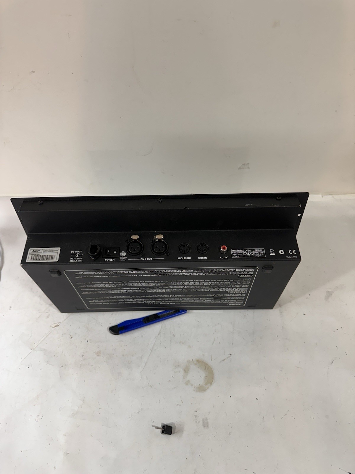 Elation Stage Setter-24 DMX Lighting Console Tested Working Ch 11 Slider Broken