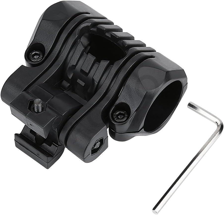 Tactical Fast Helmet Flashlight Mount Holder Torch Clip Clamp Bracket for Helmet