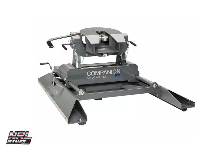 B&W RVK3405 Companion Slider 20K Fifth Wheel Hitch Kit Includes Base & Coupler