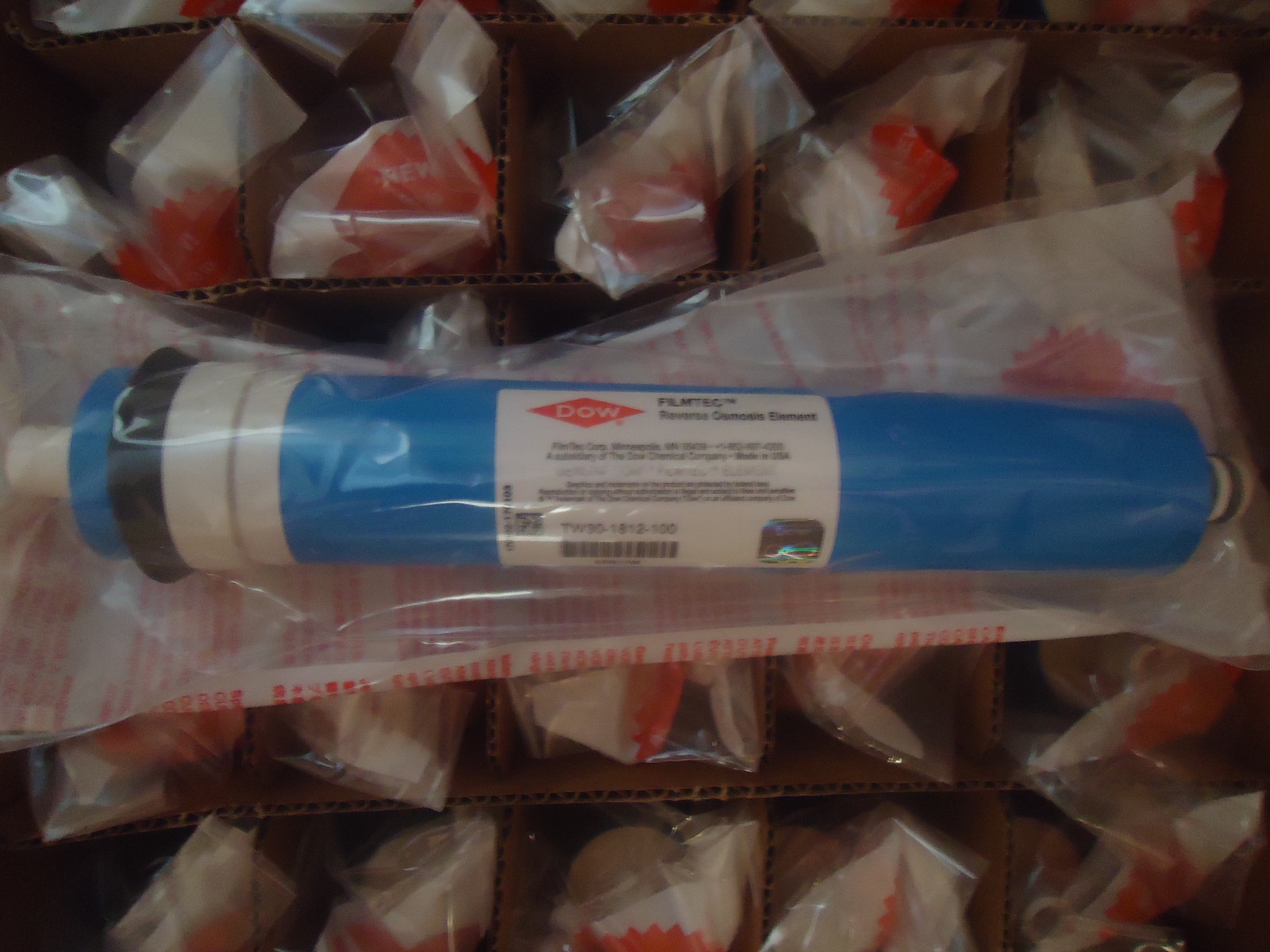 NEW FILMTEC RO MEMBRANE 100 GPD TW30-1812-100HR - 6 FILTERS