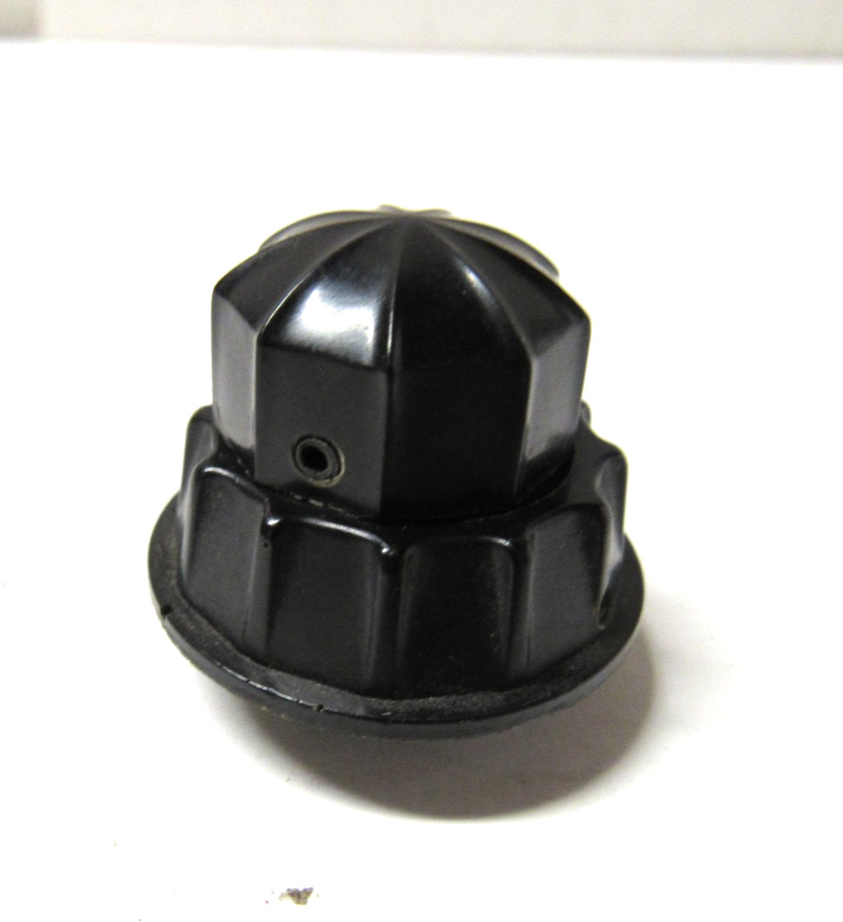 Philco Black Inner & Outer Tune Knob Set c 1930's Models