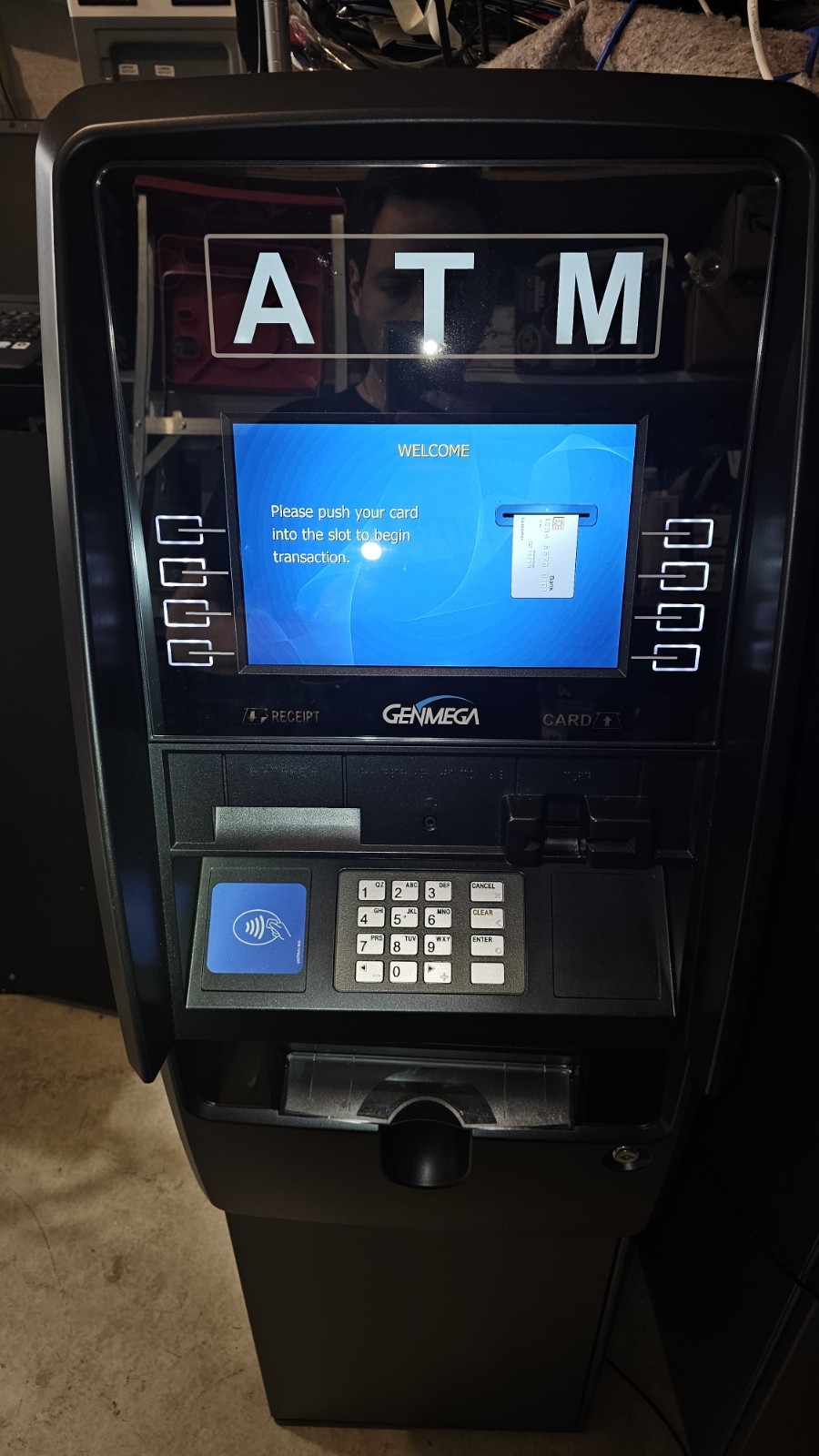 ATM NFC READER UPGRADE KIT NEW GENMEGA ONYX  Contactless  MOBILE PAY EMV G3000