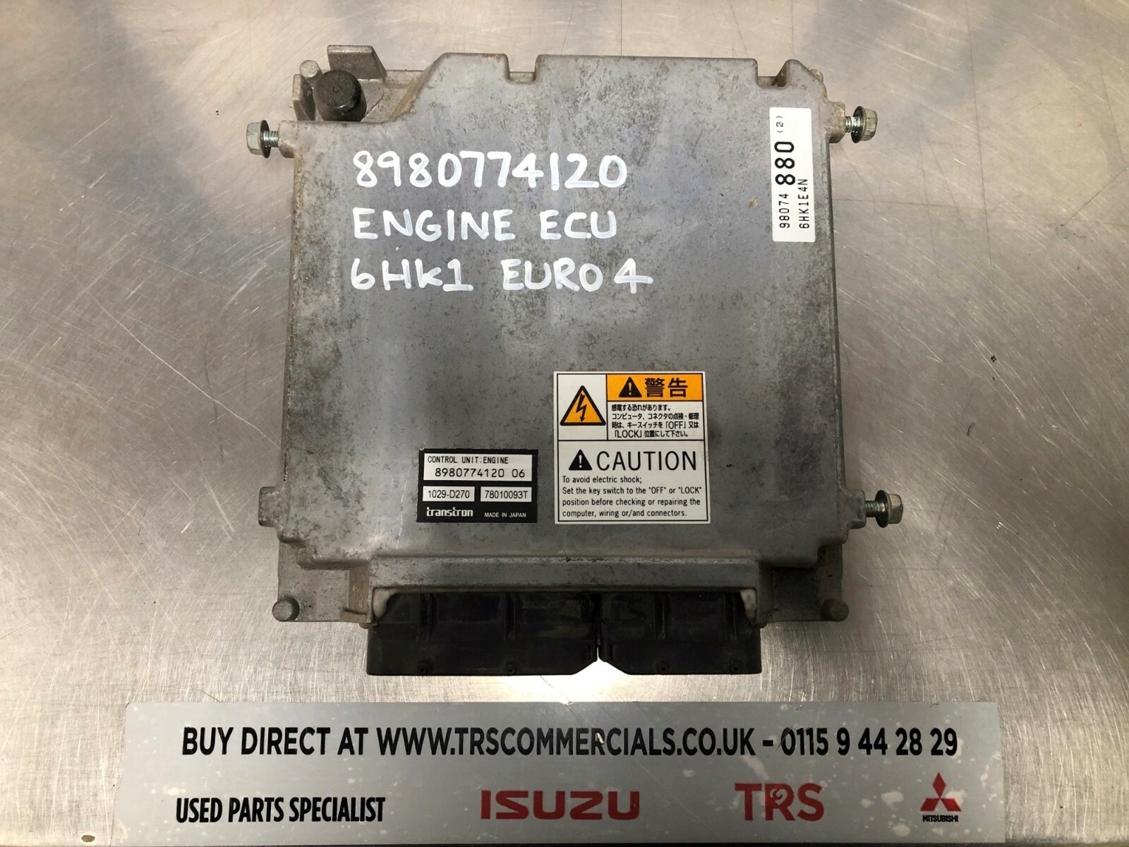 Used Isuzu Truck Engine ECU 6HK1 Euro 4 8980774120