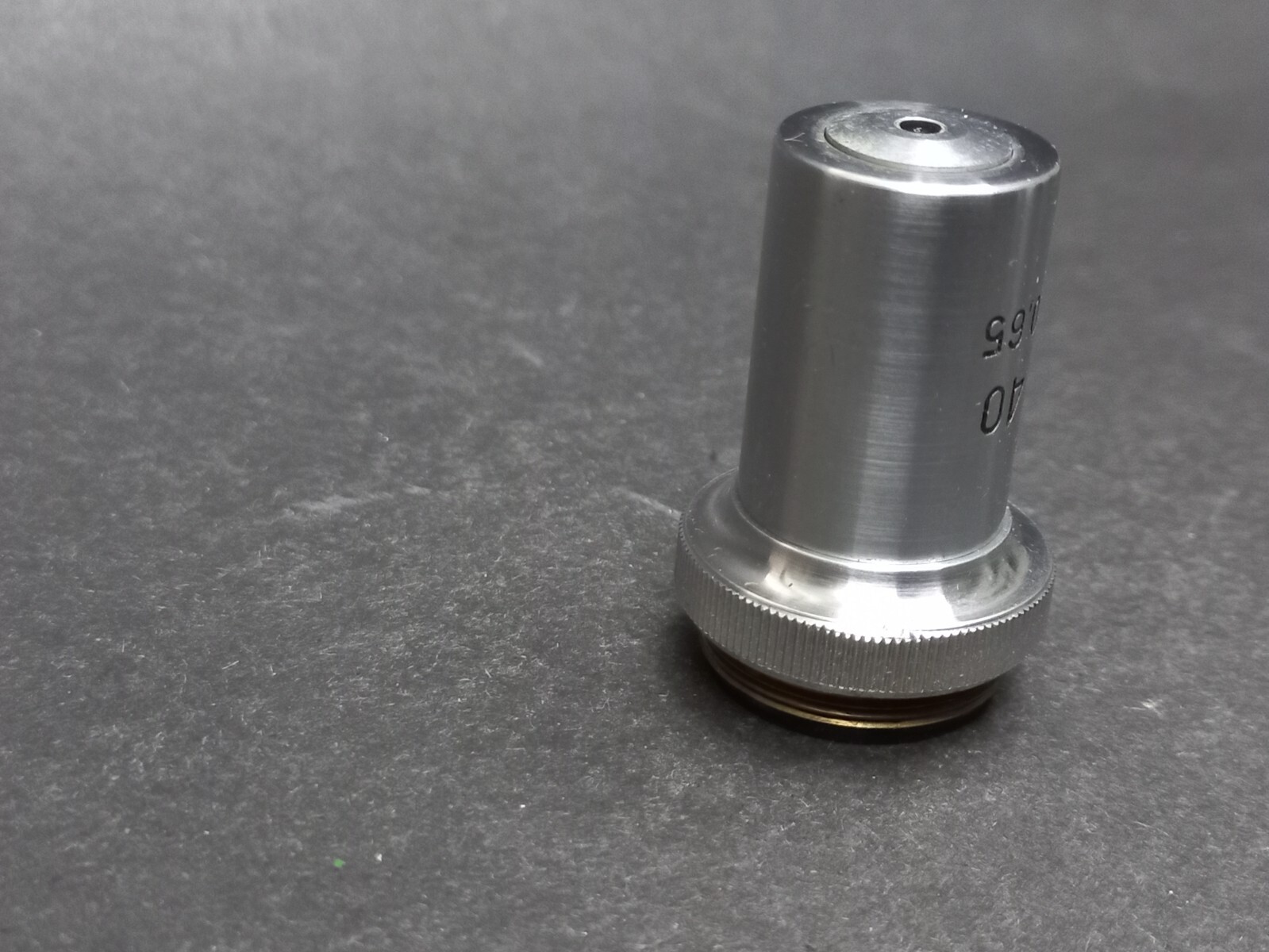 Soviet Vintage Microscope Lens LOMO 40/0,65, USSR Microscope Accessories