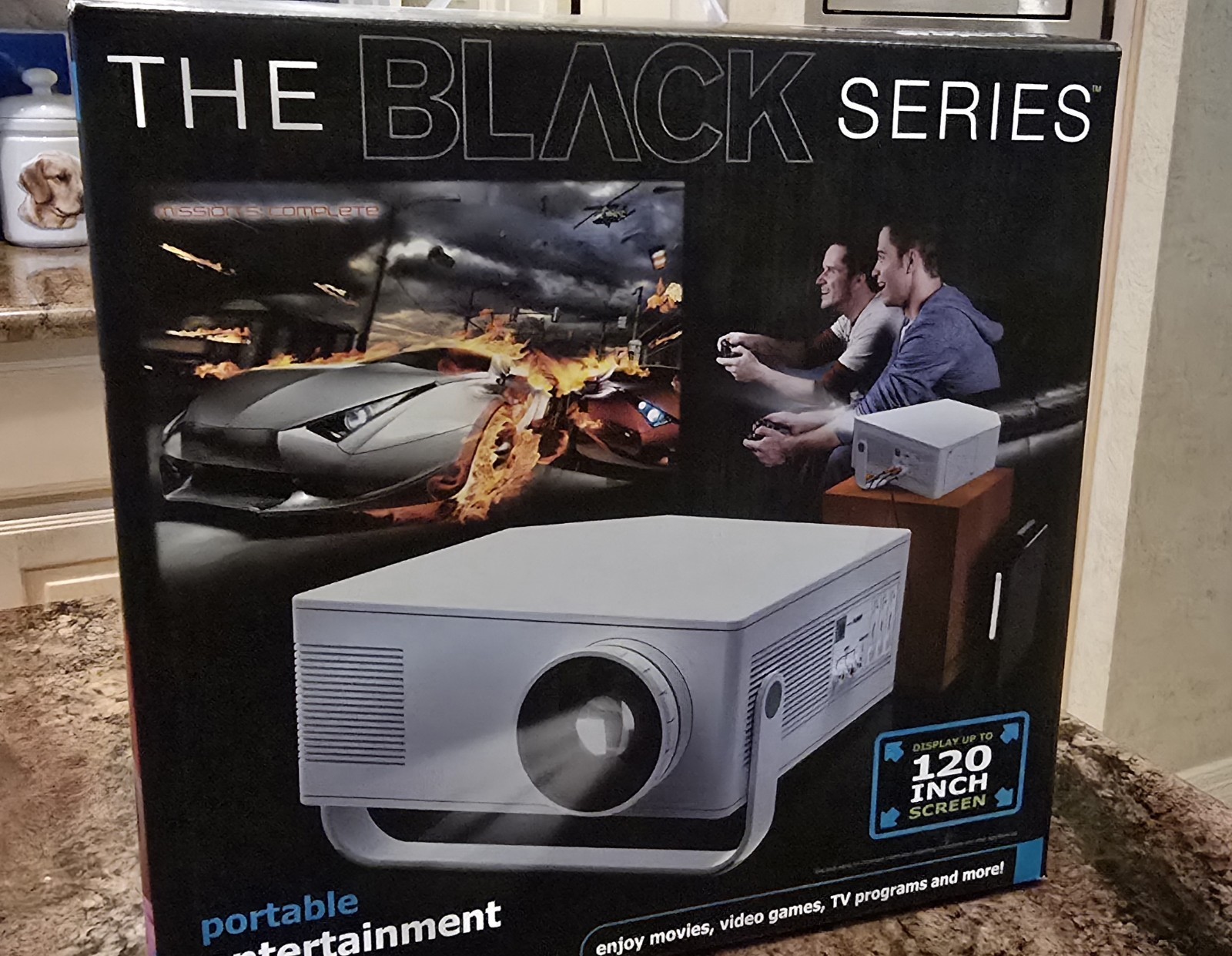 Portable Projector for Watching TV or Games