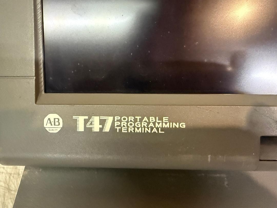 Allen Bradley T47 Portable Programing Terminal, Powers ON, For Parts