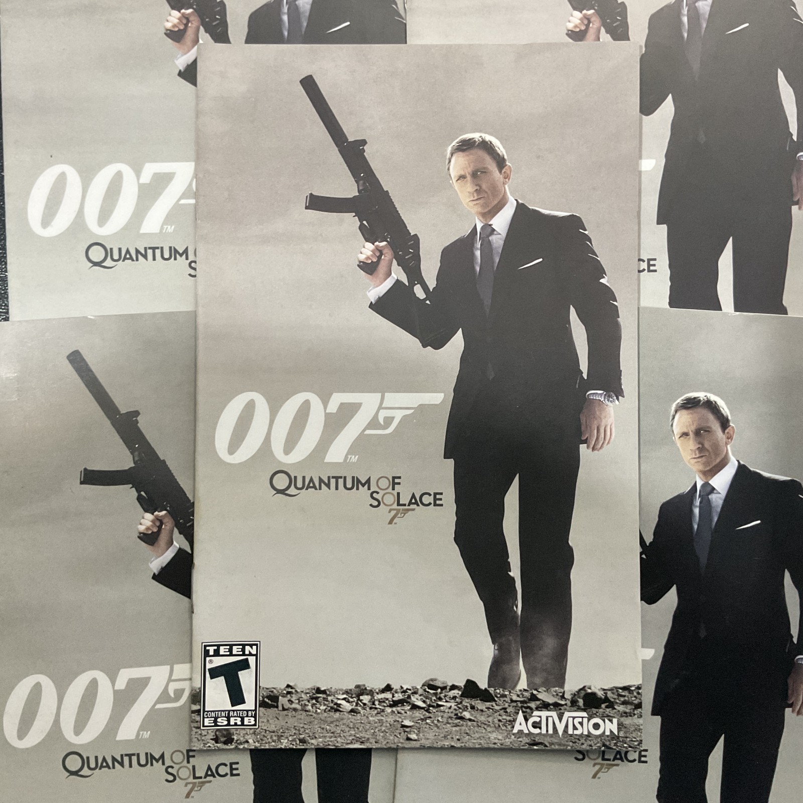 007 Quantum of Solace PS2 PlayStation 2 Instruction Manual Only