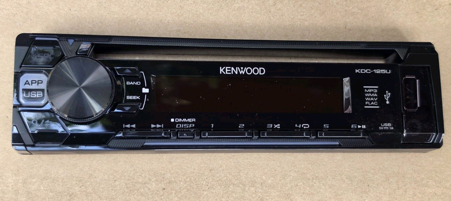 KENWOOD KDC-125U REPLACEMENT FACEPLATE