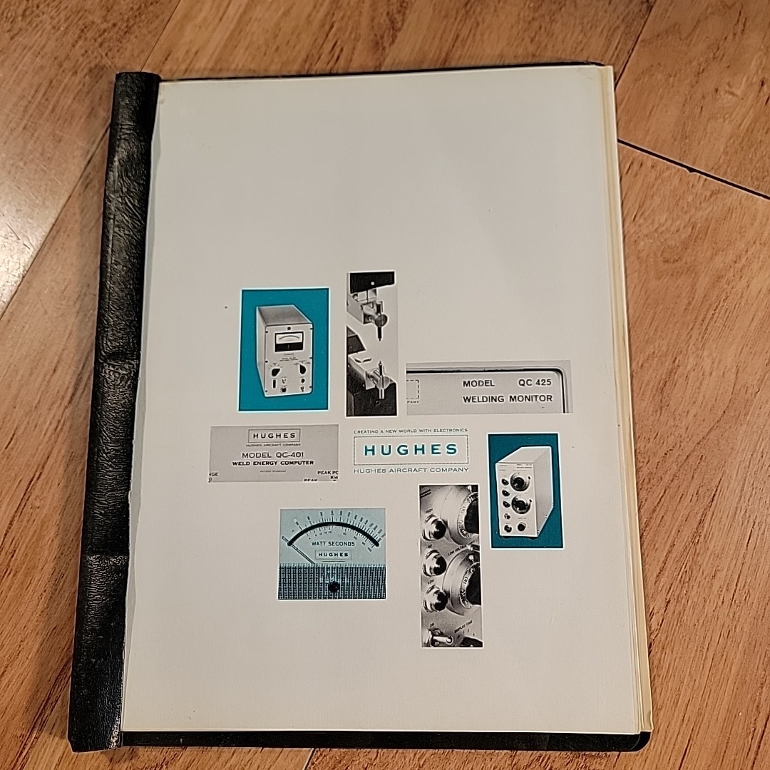 Hughes QC 425 Welding Quality Monitor Operation and Maintenance Manual weld