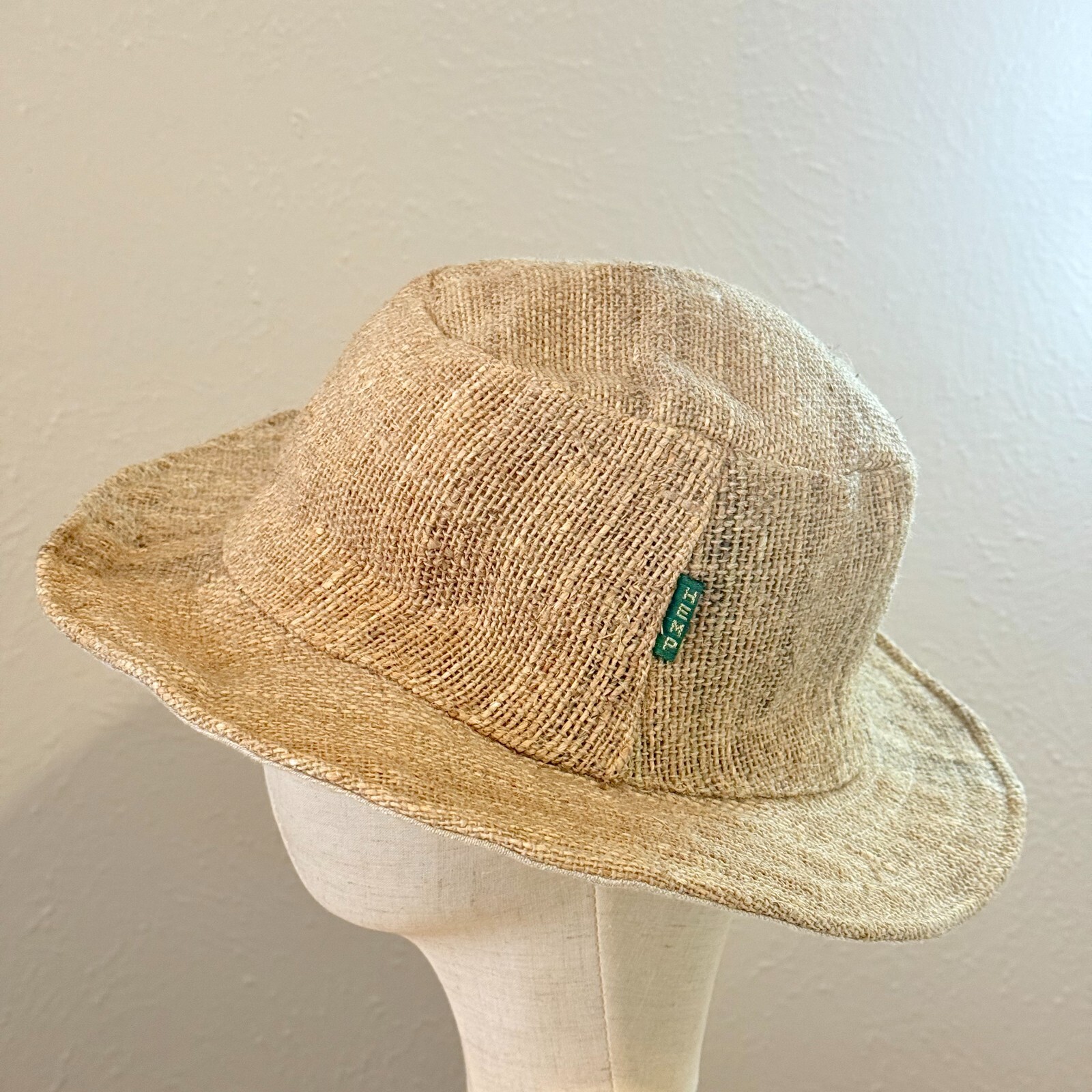 Sun Hat Hemp  Natural Hippie Festival Hat Unisex Beach Sun Hats Handmade Sun Hat