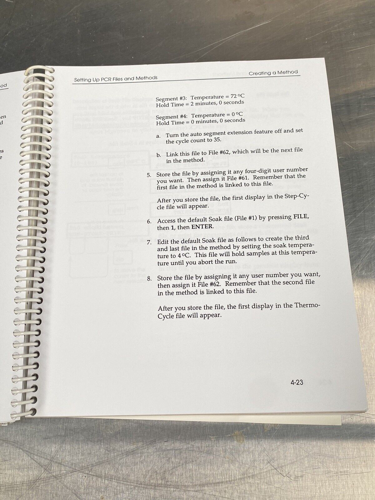 Perkin Elmer DNA Thermal Cycler - Instructions Manual / Guide / Book