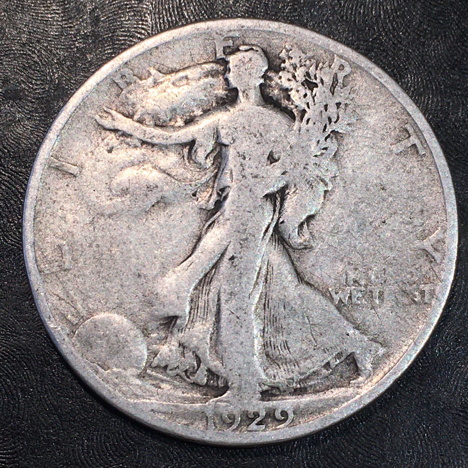 1929-S Walking Liberty Half Dollar - High Quality Scans #Q395