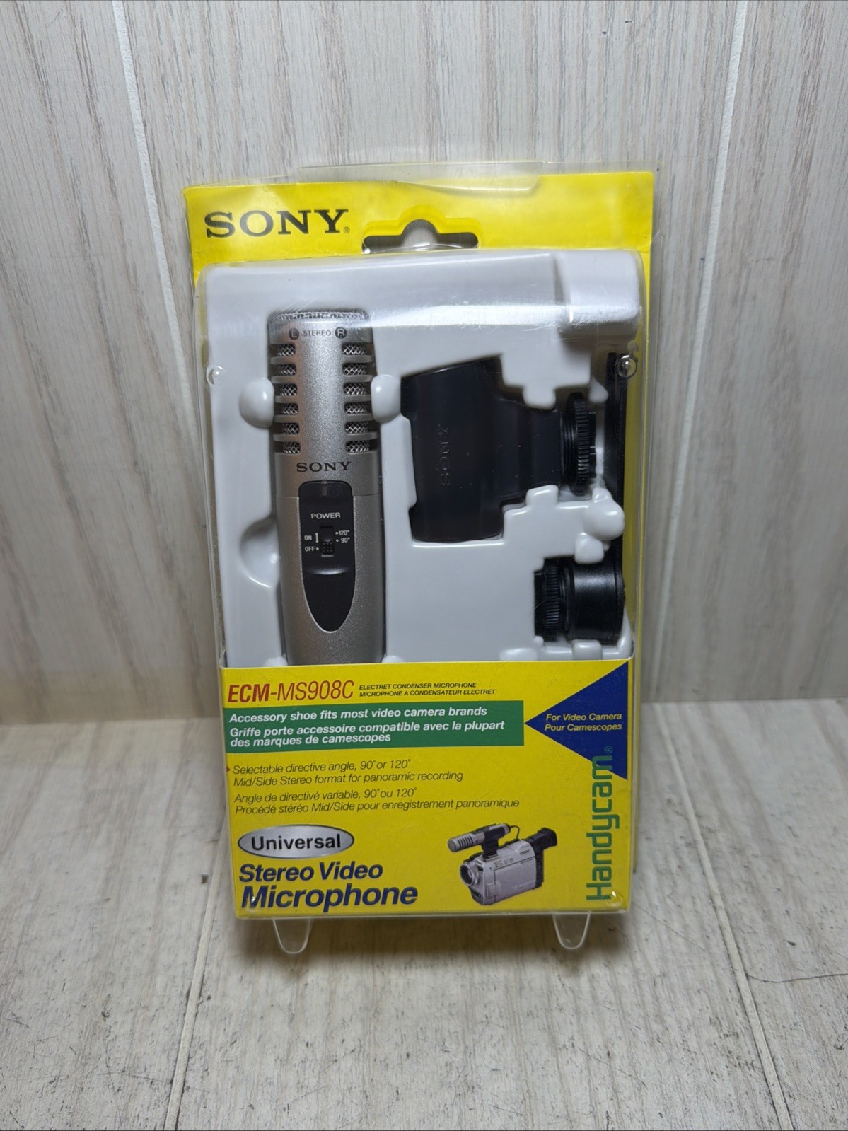 SONY ECMMS908C STEREO MICROPHONE 4 CAMCORDER ECM-MS908C