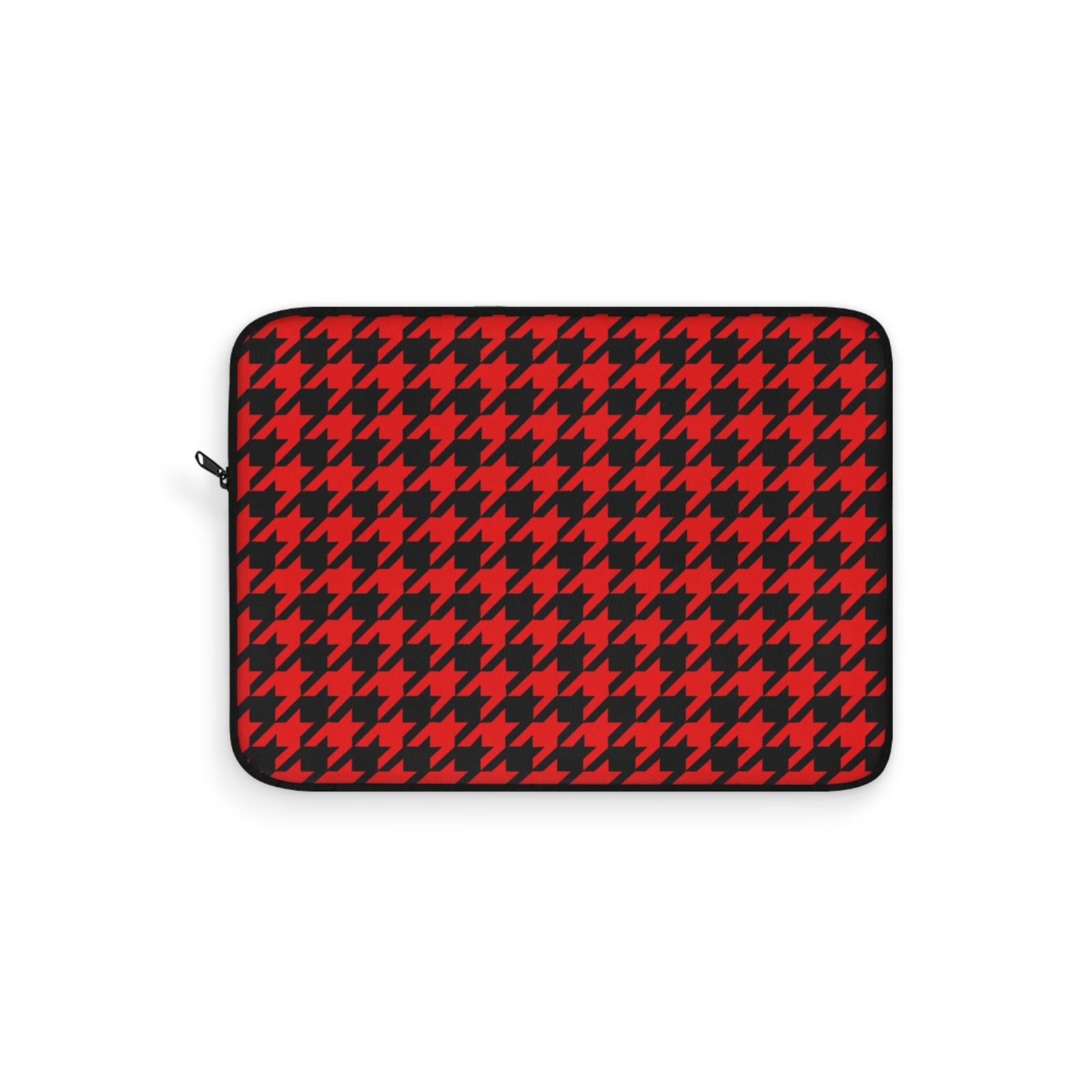Red Houndstooth Laptop Sleeve