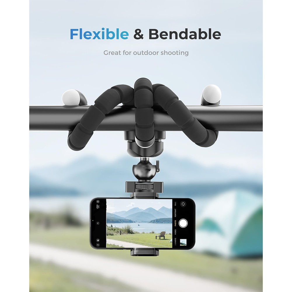 Octopus Adjustable Tripod Stand Flexible Phone Holder for iPhone Camera Bracket