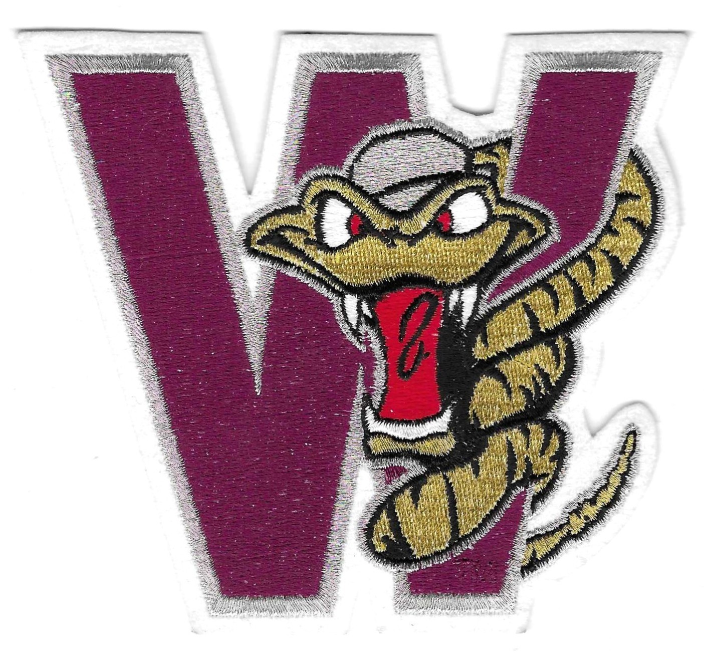 Wisconsin Timber Rattlers team logo embroidered patch