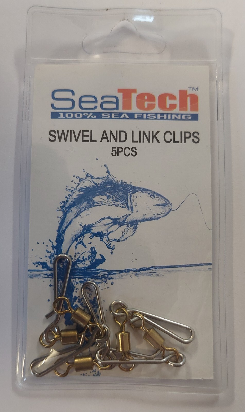 SeaTech Swivel and Link Clips Sea Fishing Rig Components