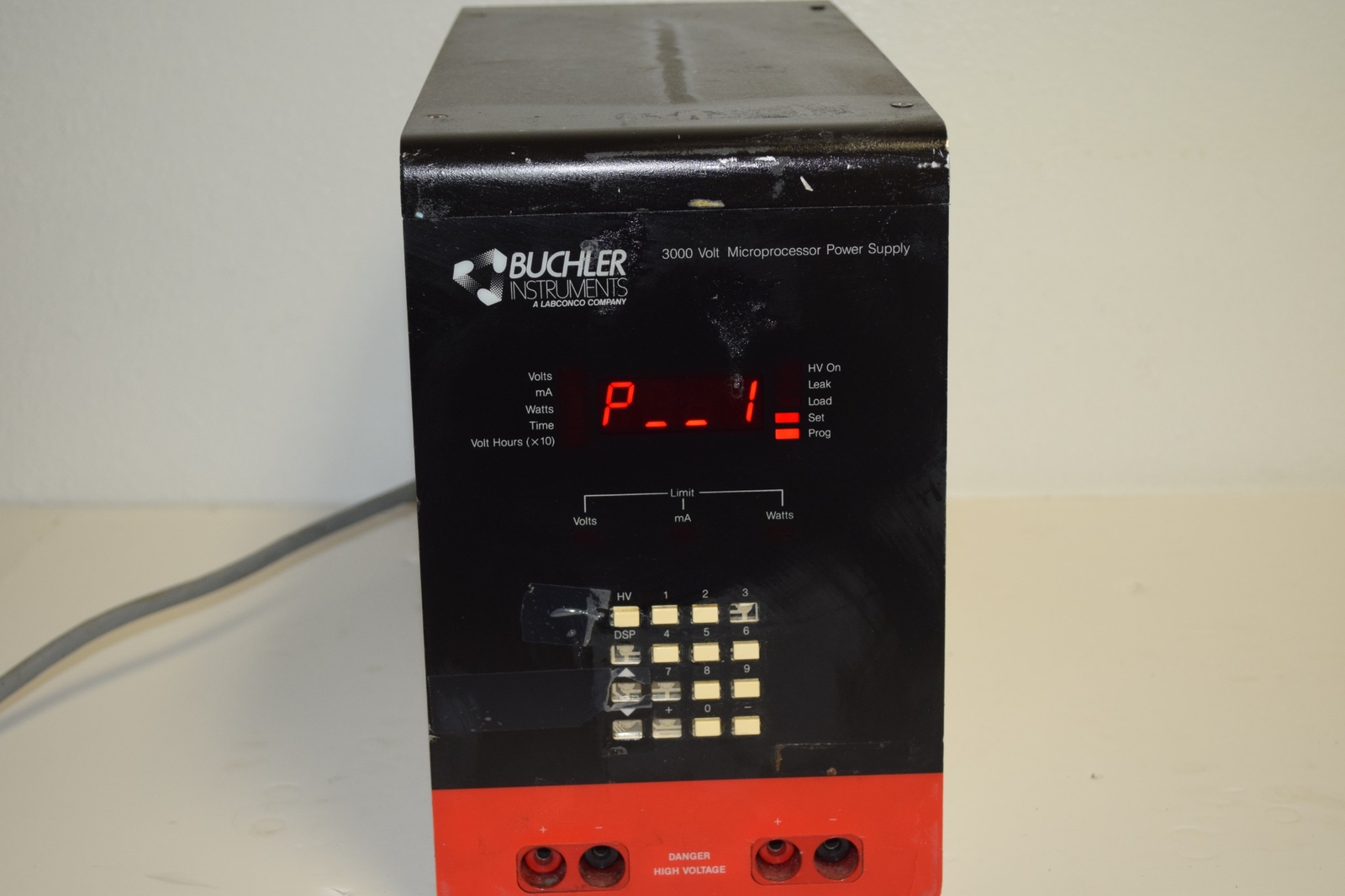 BUCHLER 3000 VOLT MICROPROCESSOR POWER SUPPLY MODEL 4333300 (BXK31)