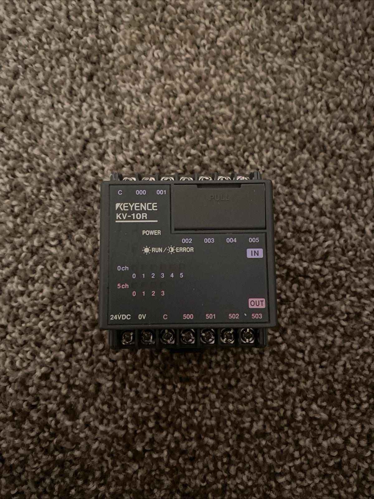 Keyence CV-2100 Controller, XG-035M Cameras, Lenses, KV-10R Module Vision System
