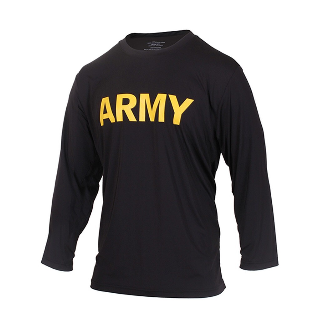 U.S. Army Physical Fitness Uniform (APFU) Physical Training PT Shirt, Male, M/R.