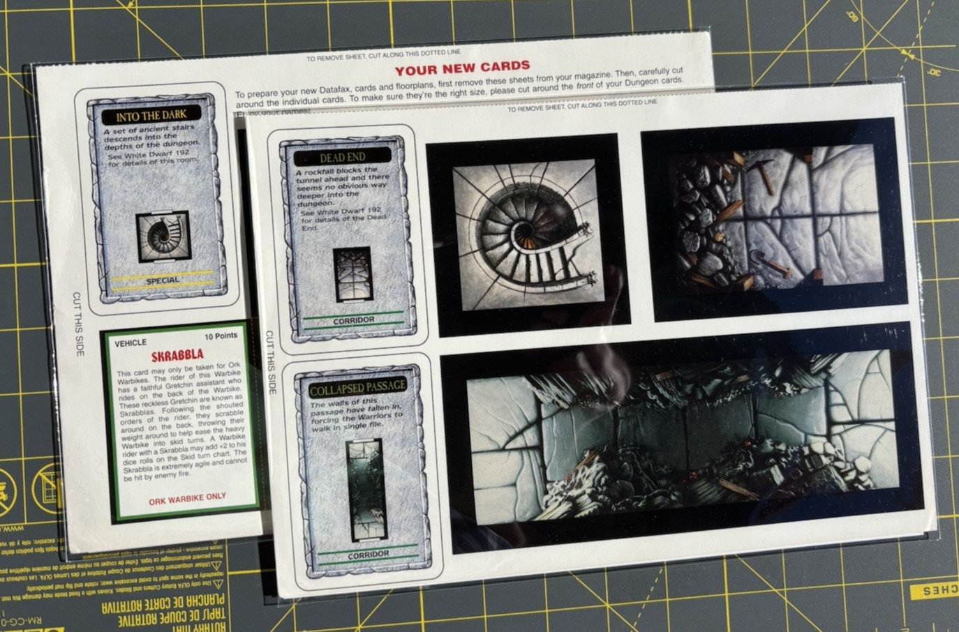 Games Workshop | Warhammer White Dwarf INSERTS |  Into the Depths | WD193