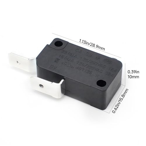 (2-Pack) for V7-1Z29E9 Micro Switch, Pin Plunger, Snap Action Compatible with