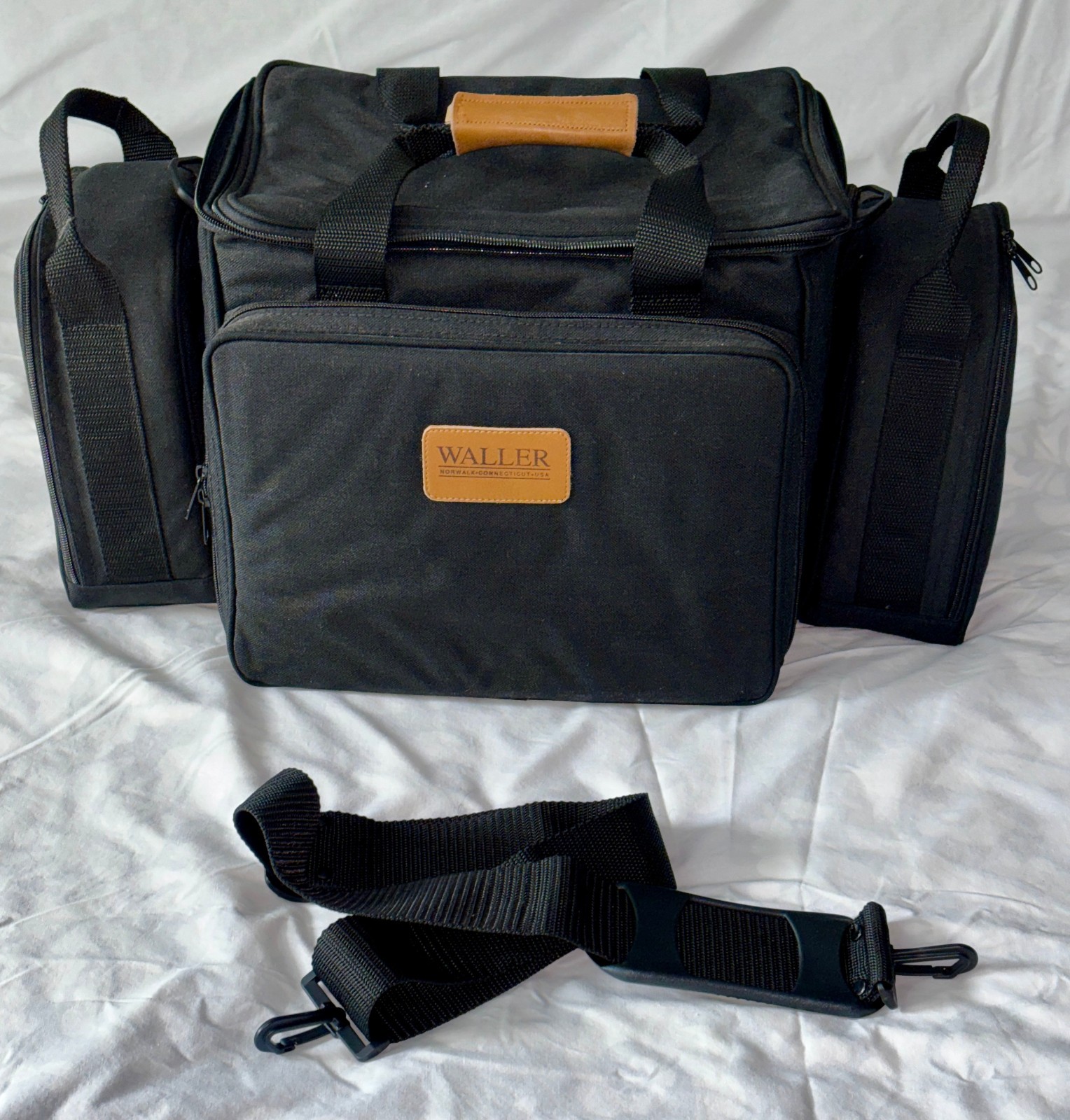Waller Pilot Flight Bag, Black, Excellent Condition