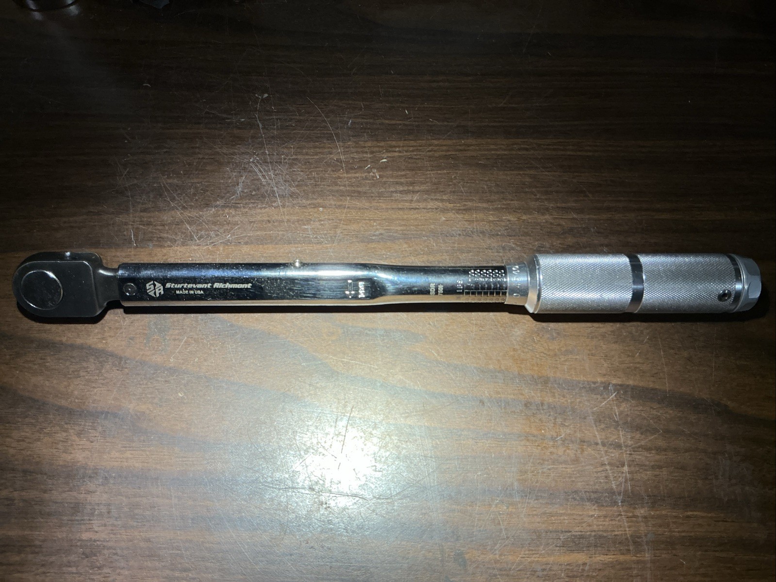 Sturtevant Richmont 858 Micrometer Torque Wrench 3SDR750I 5120-01-394-4294 3/8in