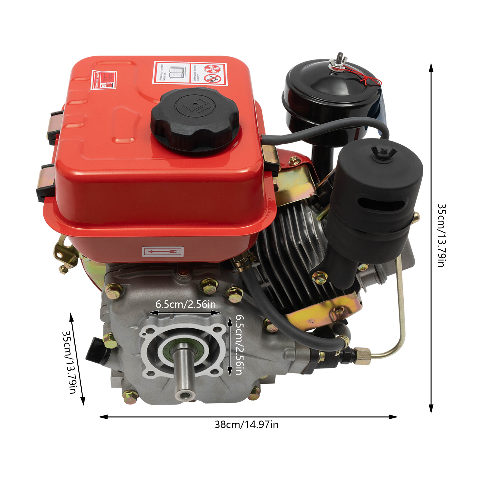 Diesel Engine 196cc 4 Stroke Single Cylinder Forced Air Cooling Diesel Engine