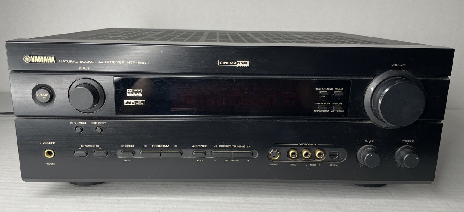 Yamaha HTR-5660 Home Theater 6 Channel Natural Surround Sound AV Receiver
