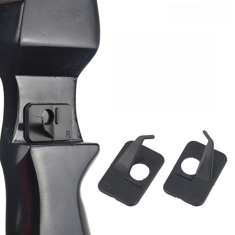 3pcs Archery Arrow Rest Plastic Self-Adhesive Recurve Bow Left/Right Hand Target