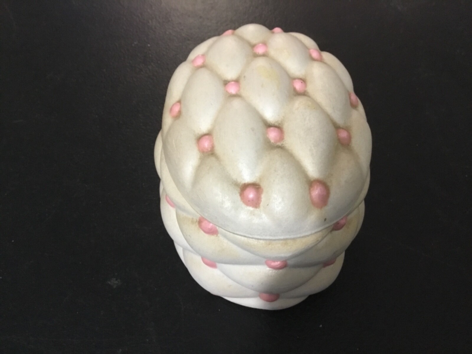 Trinket Box Oval Ceramic