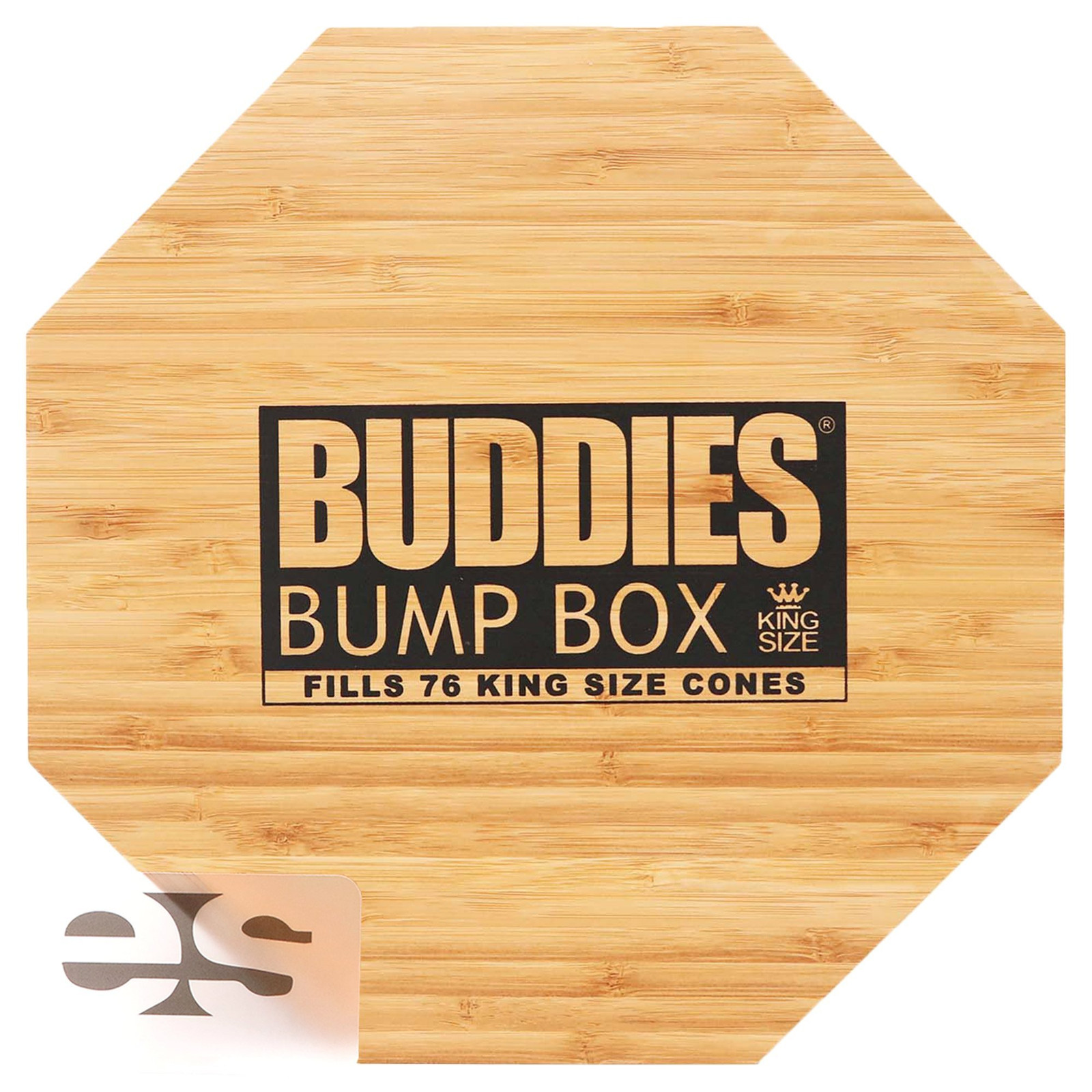 Buddies Wooden Bump Box Multi Filler for 76 Pre Rolled Cones Easy Packing