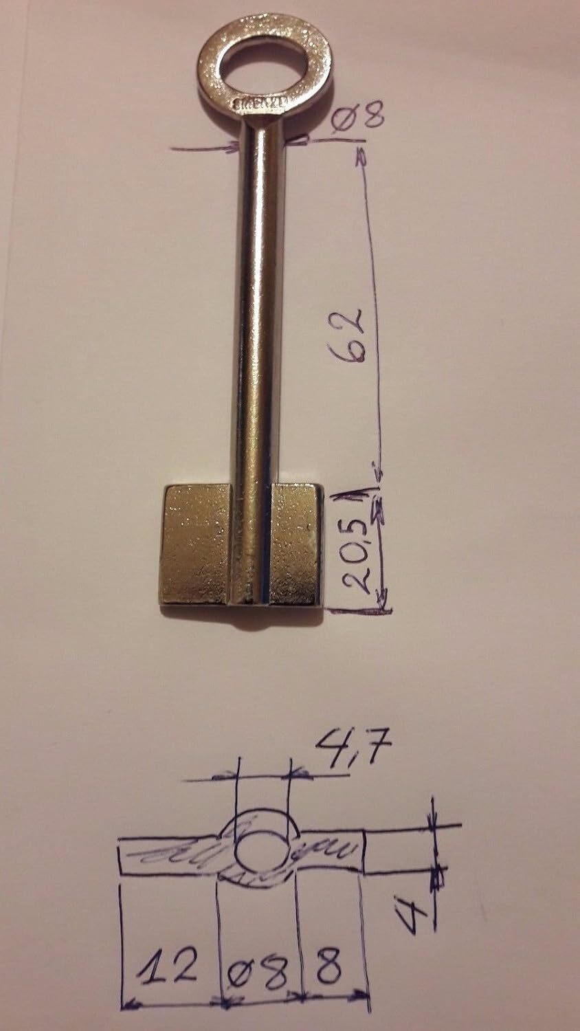 SMSK2D /Safe Key blank