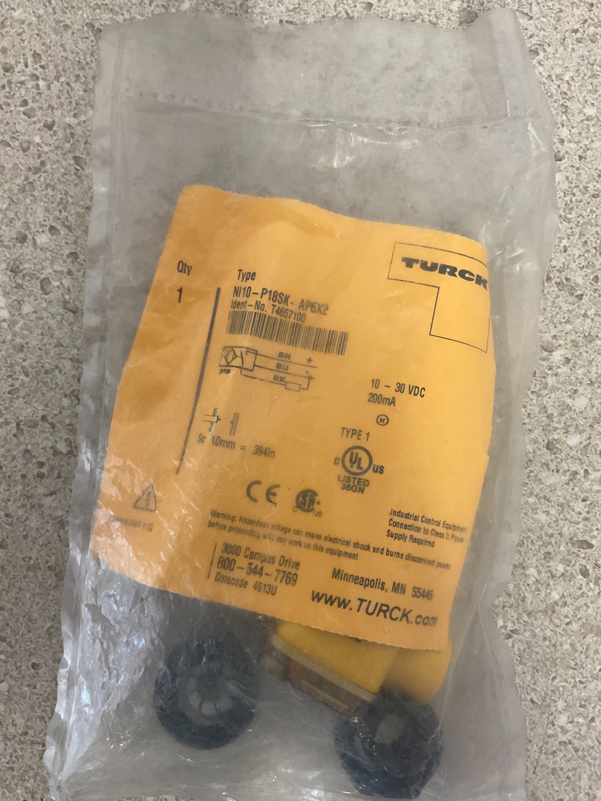 Turck NI10-P18SL-AP6X2 NEW