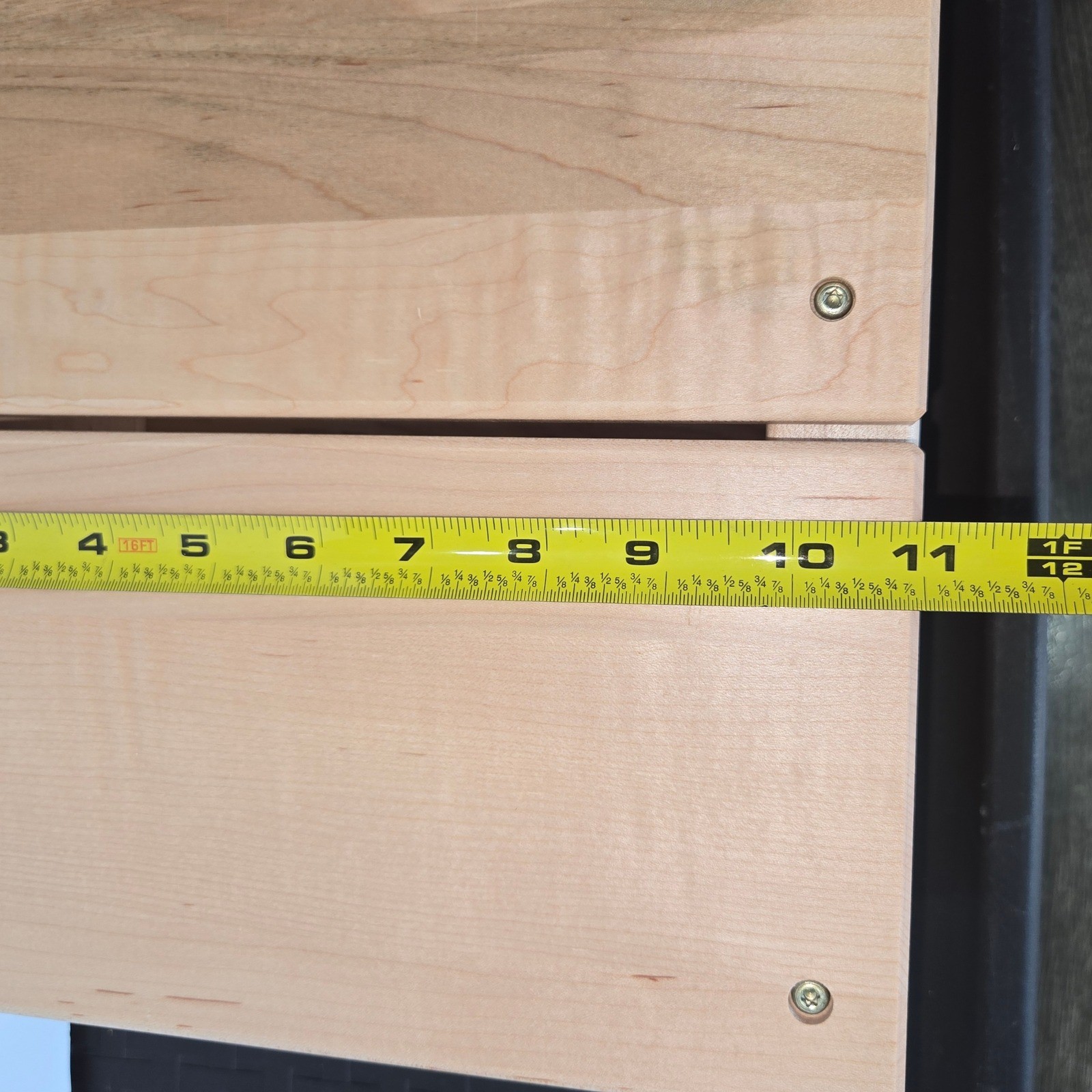 Handmade Solid Wood Storage Crate Riser Natural Grain Minimalist