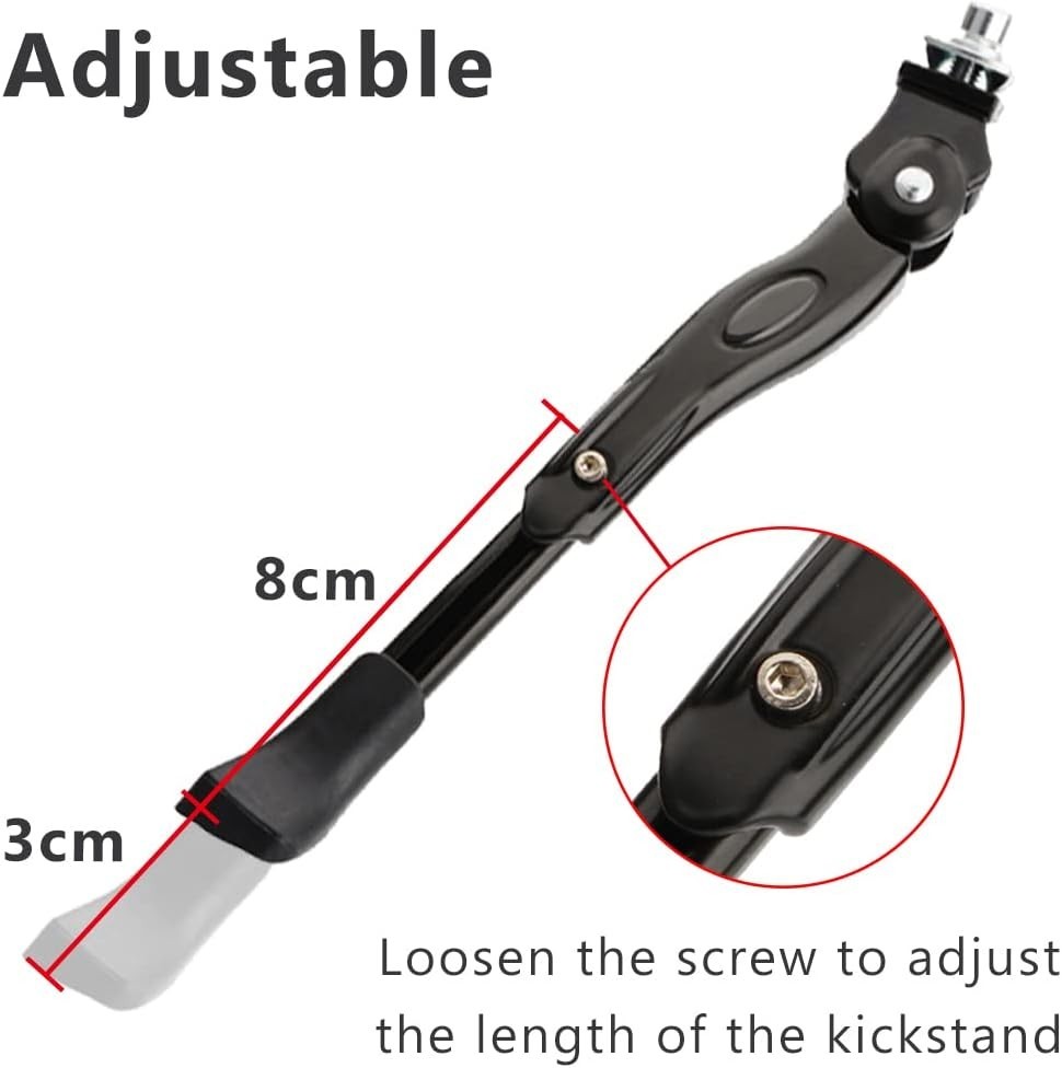 Universal Adjustable Bike Stand - Secure Kickstand for 12-28” Children’s Bikes