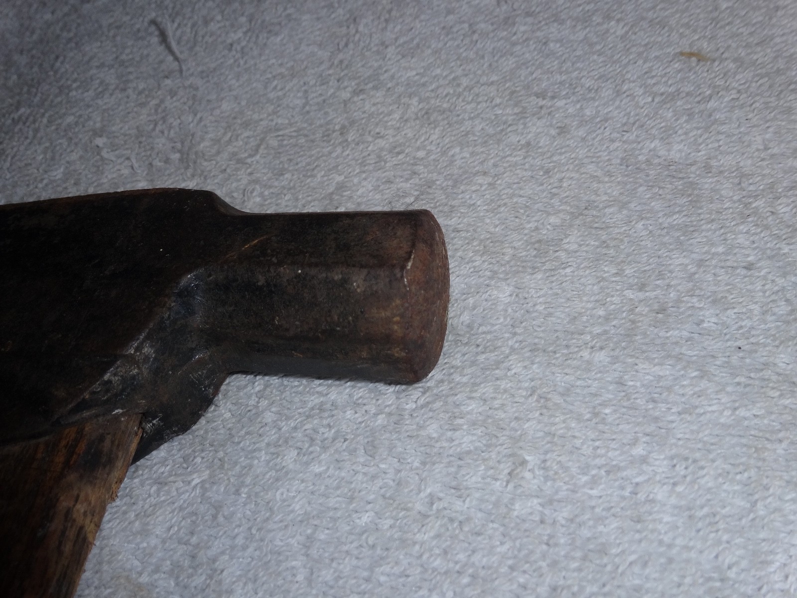 ANTIQUE ORIGINAL 14" STANLEY WOOD & METAL AX+ HAMMER 59 WEAR SAFETY GOGGLES TOOL