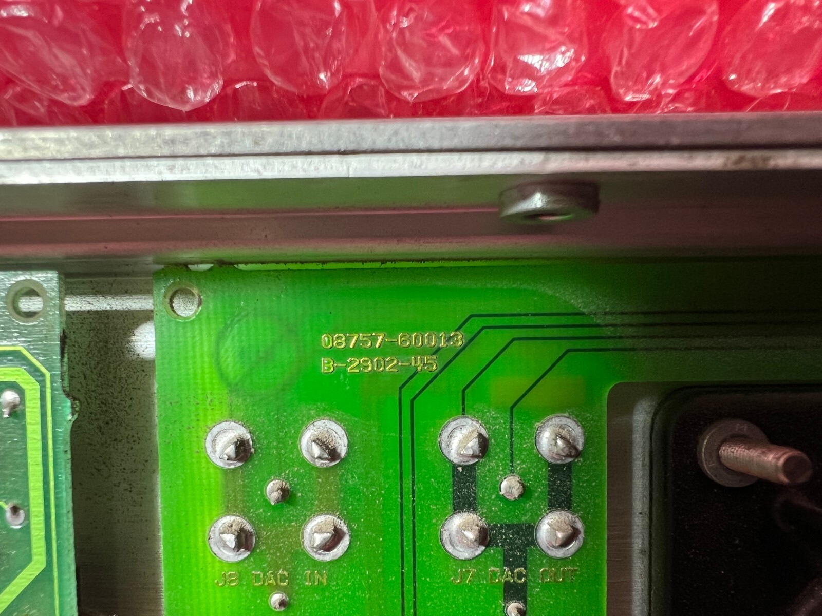 HP 8757D Scalar Network Analyzer Rear Panel 08757-60013 B-2902-45