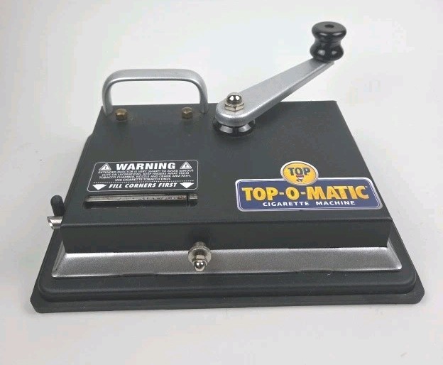 Top-O-Matic Cigarette Rolling Machine King Size and 100MM Lever Action BASE WORN