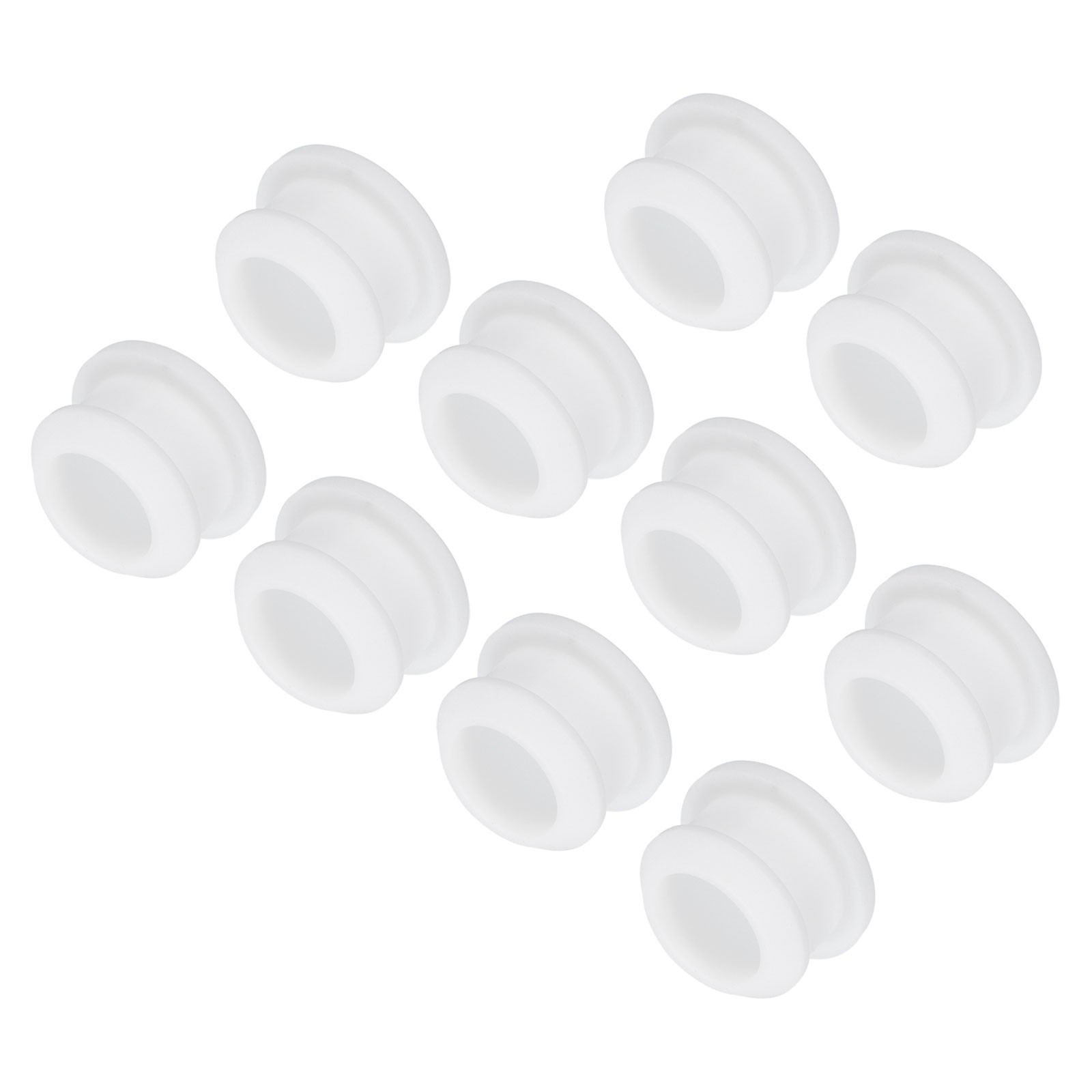 10pcs Silicone Hole Plugs Flush Type Panel Round Hole Plugs 14mm Diameter