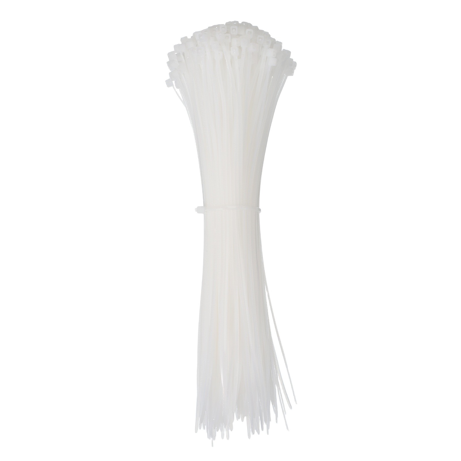 500Pcs 8 Inch x 1.9 mm Zip Ties, Self-Locking Nylon Wire Cable Ties White