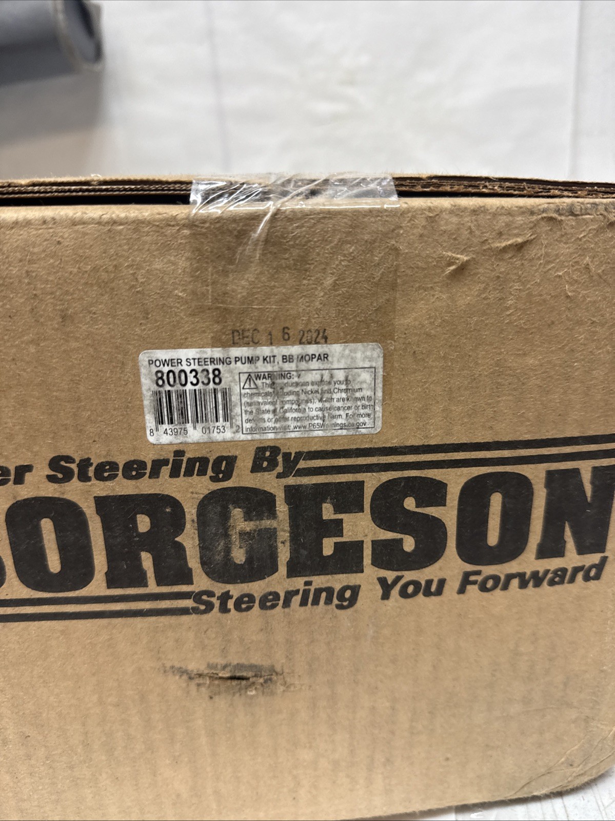 Borgeson 800338 Power Steering Pump Kit
