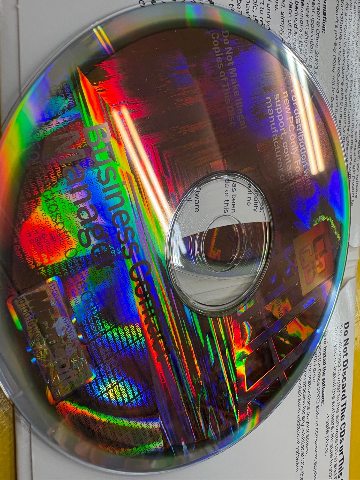 Microsoft Office PRO 2003 software