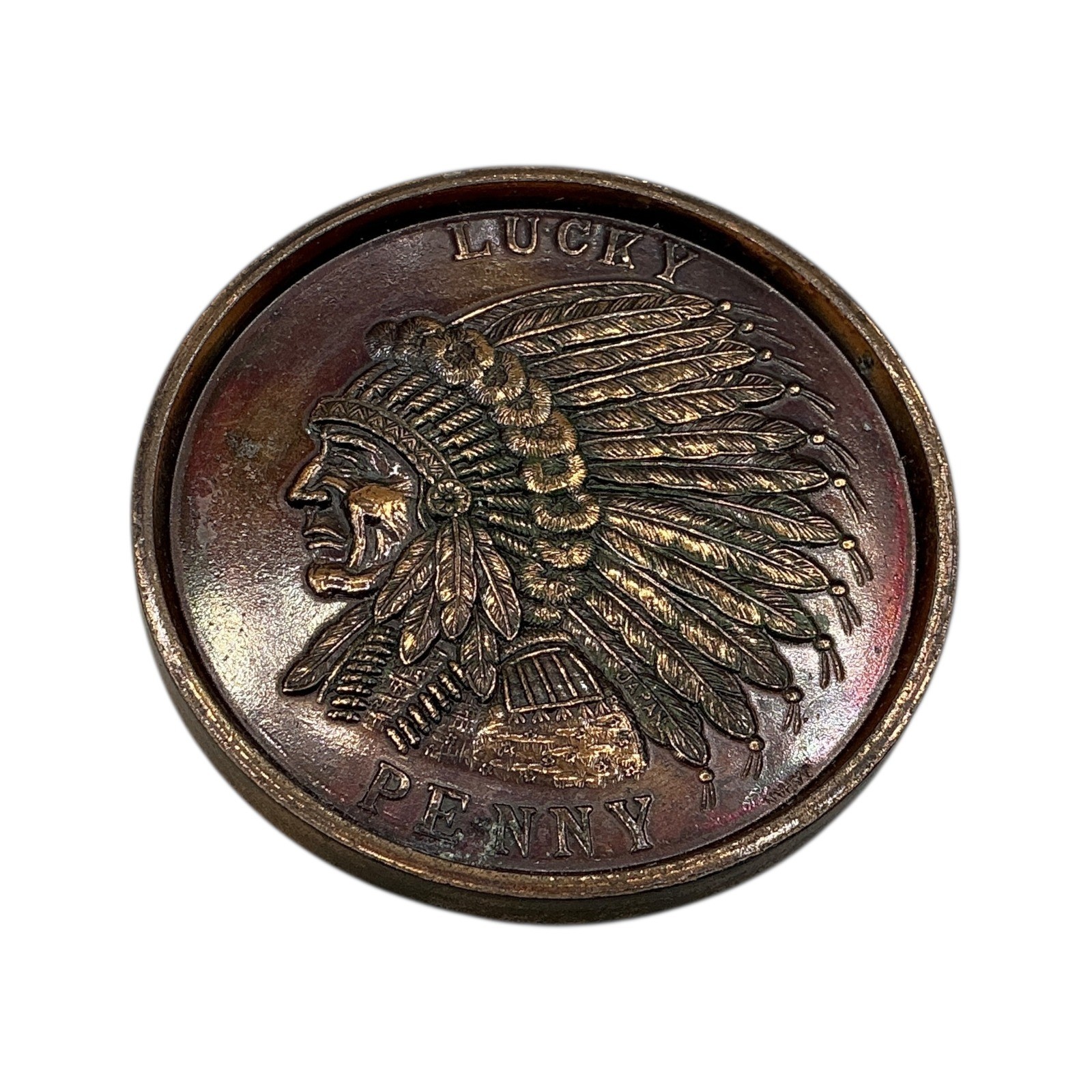 Lucky Penny Kansas State Capitol Topeka Sunflower State Souvenir Coin 3"