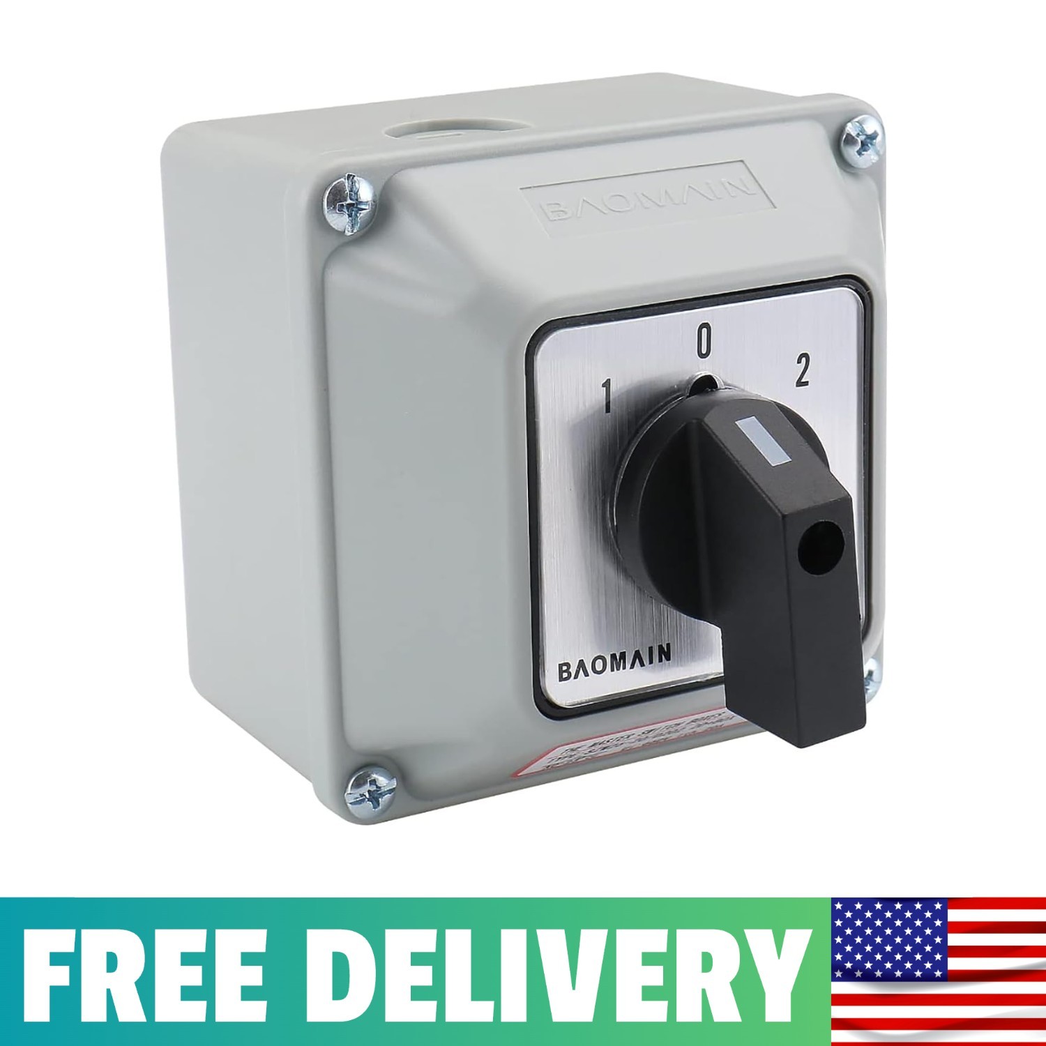 20A 2-Phase 3-Position Rotary Changeover Switch,Wider Box | -20/D202.2D-W 20A