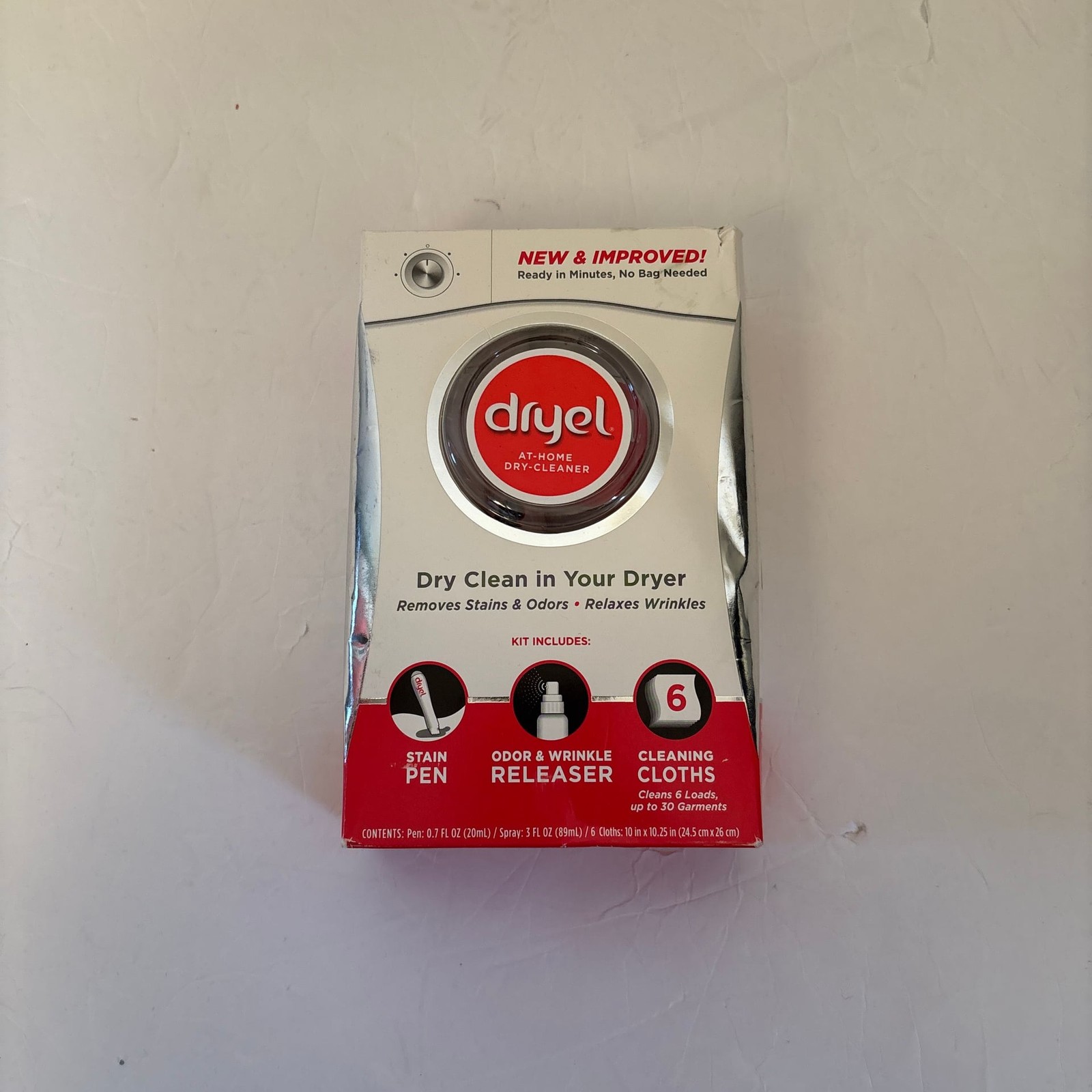 Dryel At Home Dry Clean At Home Dry Cleaner Kit NEW