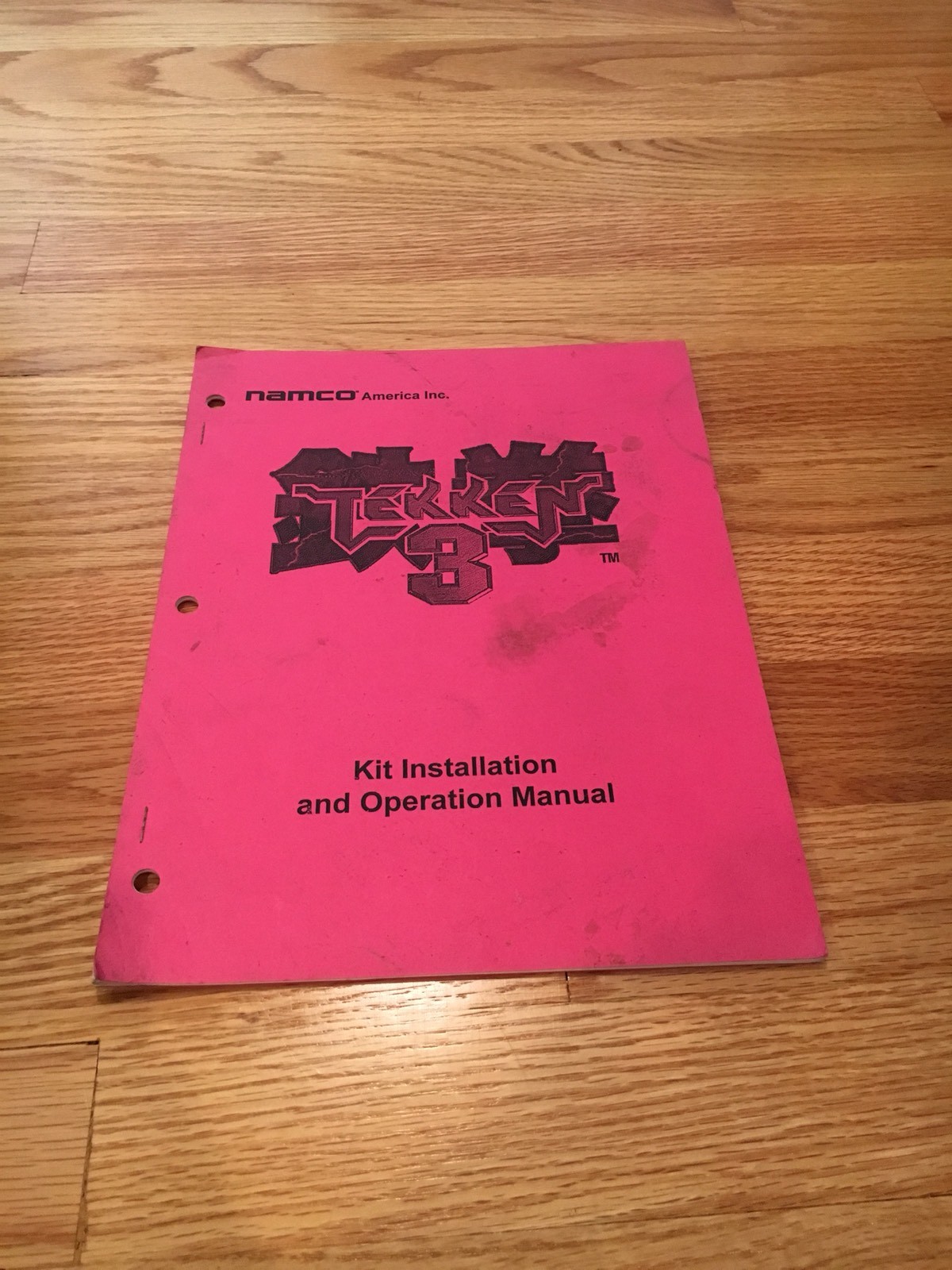 Tekken 3 Video Arcade Game Kit Installation & Operation Manual, Namco 1997