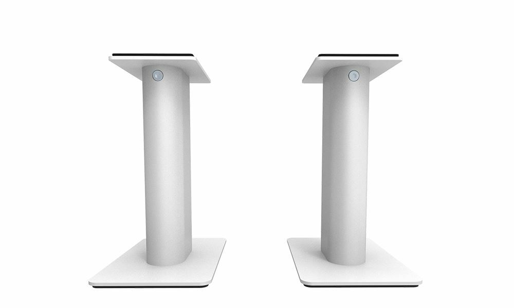 Kanto SP6HD 6" Desktop Speaker Stands - White Pair - Steel with Foam Padding
